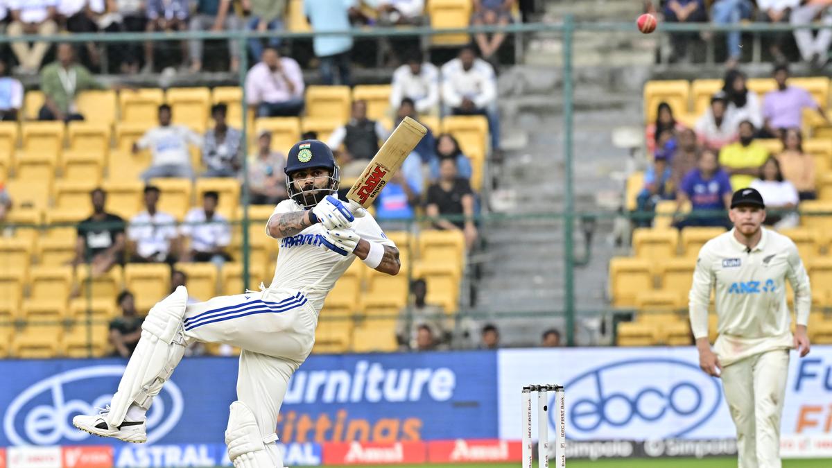 IND VS NZ: Virat Kohli Completed 9000 Test Runs To Join The Elite Club