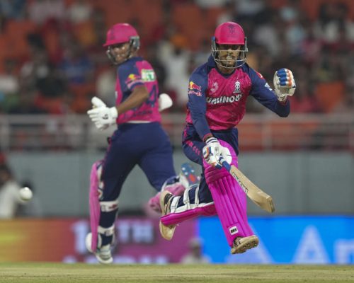 Rajasthan Royals won a close encounter against Punjab Kings by 3 wickets.
