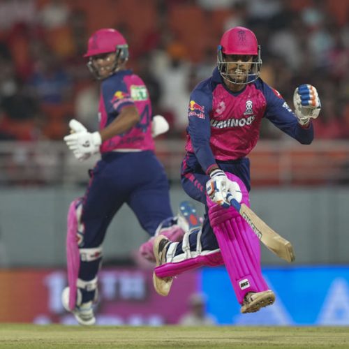 Rajasthan Royals won a close encounter against Punjab Kings by 3 wickets.