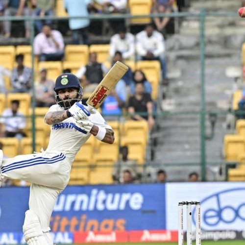 IND VS NZ: Virat Kohli Completed 9000 Test Runs To Join The Elite Club