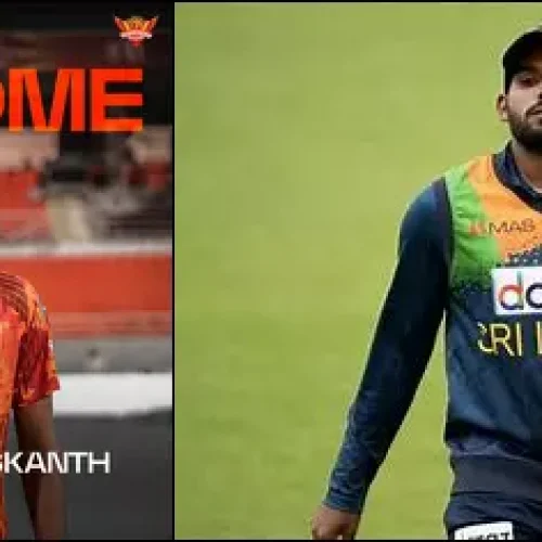 Hyderabad Sunrisers Secure Vijayakanth Viyaskanth as Replacement for Injured Wanindu Hasaranga in IPL 2024